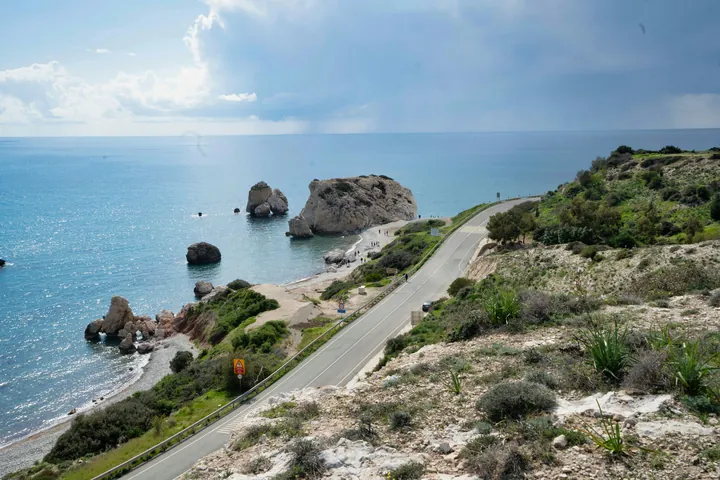 Cool ocean breeze is what you can feel in Petra tou Romiou, Cyprus.